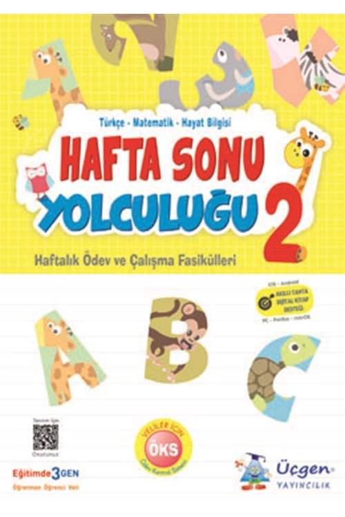 ÜÇGEN YAYINLARI 2.SINIF HAFTA SONU YOLCULUĞU 36 Hafta Haftalık Çalışma ve Ödev Fasikülleri