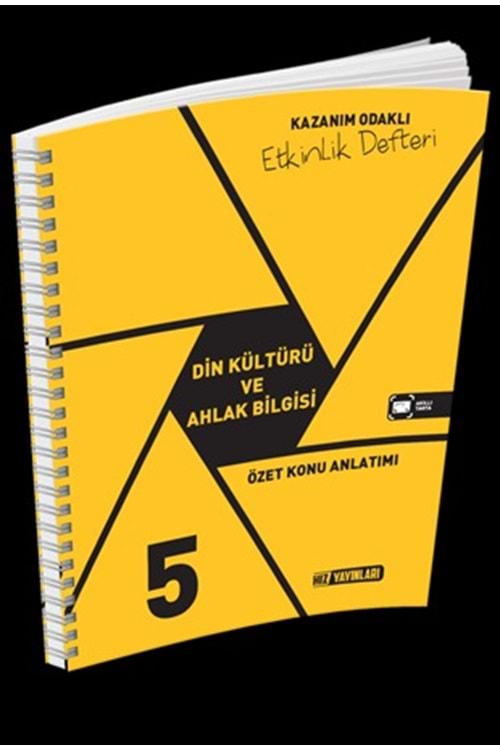 HIZ YAYINLARI 5.SINIF DİN KÜLTÜRÜ VE AHLAK BİLGİSİ ETKİNLİK DEFTERİ HO 23-24