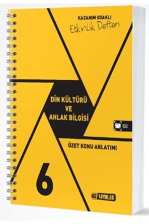 HIZ 6.SINIF DİN KÜLTÜRÜ VE AHLAK BİLGİSİ ETKİNLİK DEFTERİ