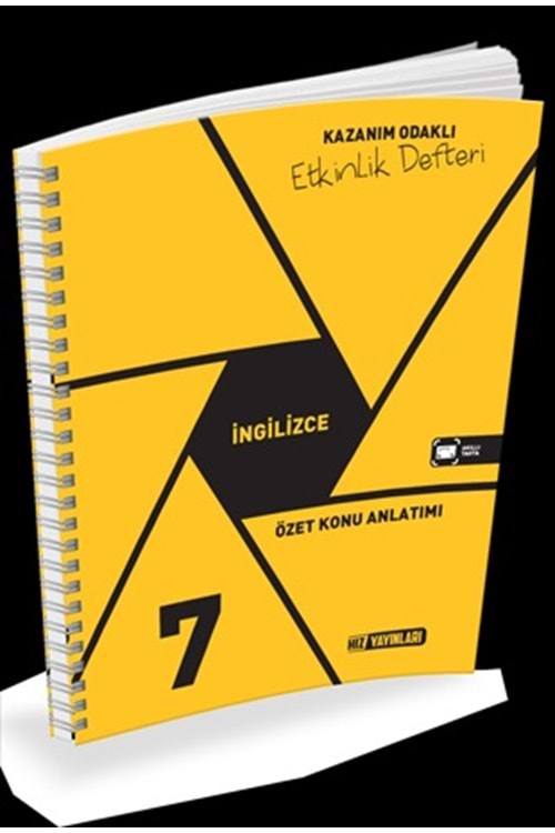 HIZ YAYINLARI 7.SINIF İNGİLİZCE ÖZET KONU ANLATIMLI ETKİNLİK KİTABI