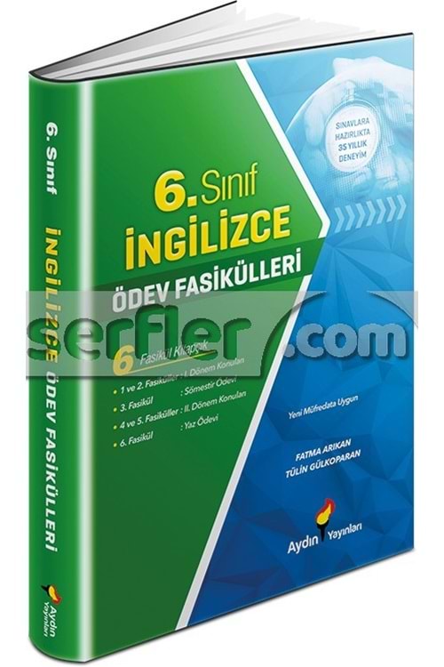 AYDIN YAYINLARI 6.SINIF İNGİLİZCE ÖDEV FASİKÜLLERİ