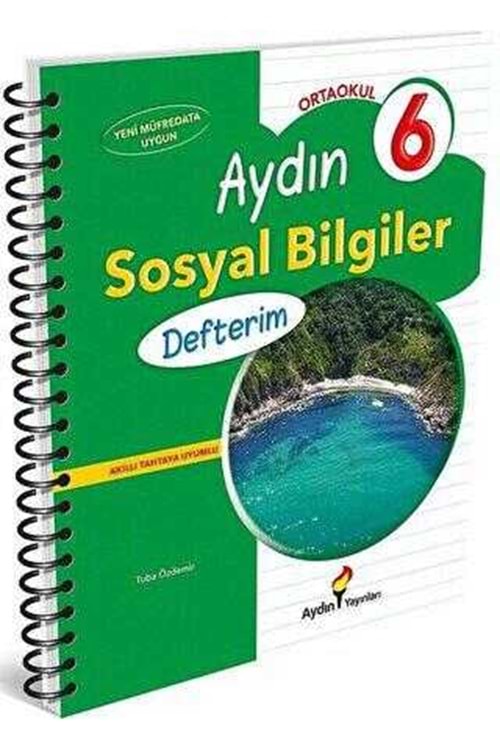 AYDIN ORTAOKUL 6 AYDIN SOSYAL BİLGİLER DEFTERİM (KAMPANYALI ÜRÜN)