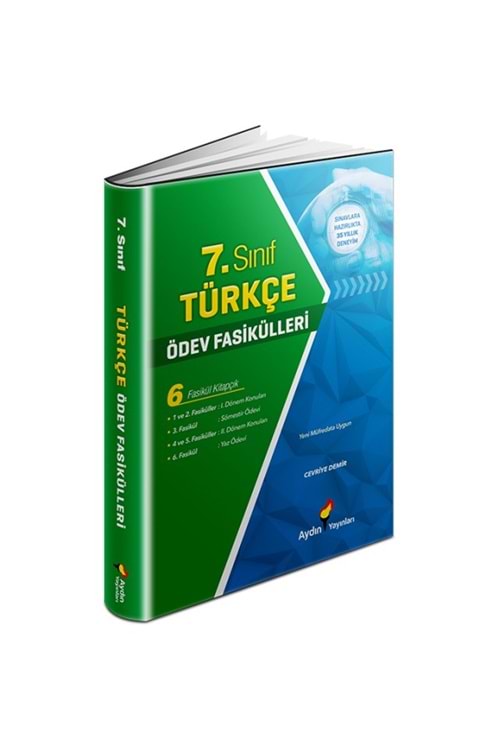 AYDIN YAYINLARI 7.SINIF TÜRKÇE ÖDEV FASİKÜLLERİ