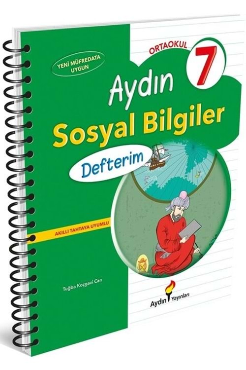 AYDIN ORTAOKUL 7 AYDIN SOSYAL BİLGİLER DEFTERİM (KAMPANYALI ÜRÜN)
