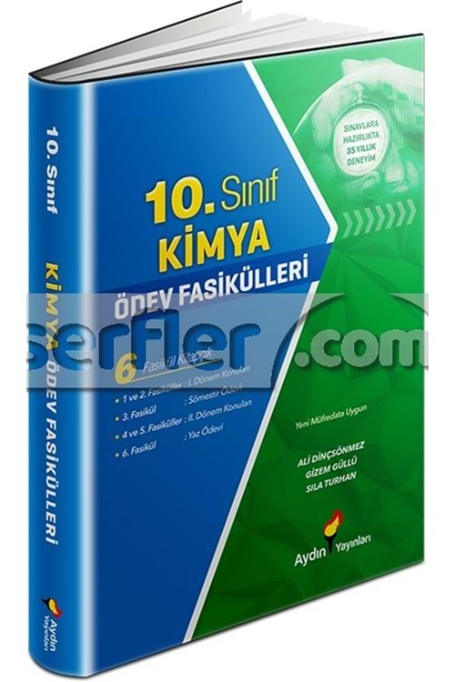 AYDIN YAYINLARI 10.SINIF KİMYA ÖDEV FASİKÜLLERİ 10