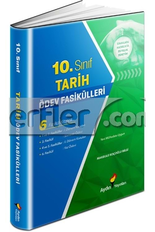 AYDIN YAYINLARI 10.SINIF TARİH ÖDEV FASİKÜLLERİ 10