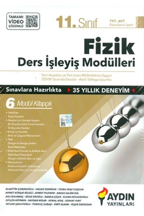 AYDIN 11.SINIF AYDIN FİZİK DERS İŞLEYİŞ MODÜLLERİ