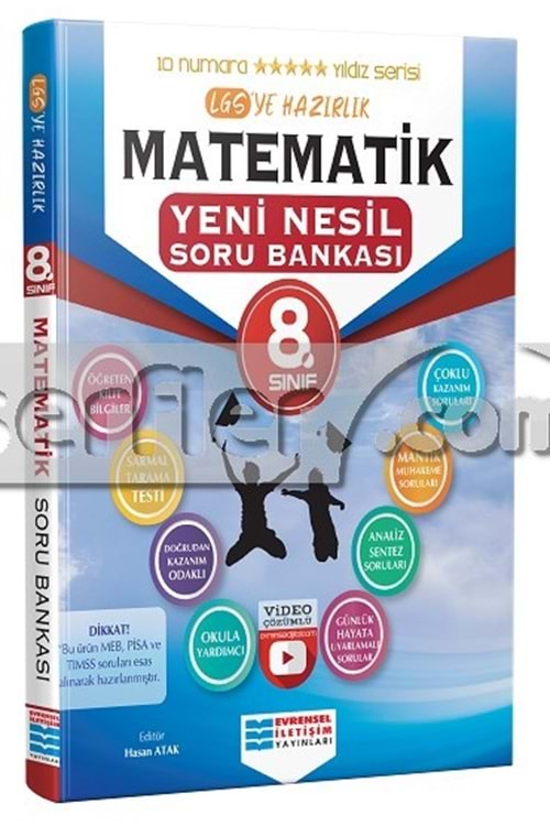 EVRENSEL İLETİŞİM 8.SINIF MATEMATİK VİDEO ÇÖZÜMLÜ SORU BANKASI