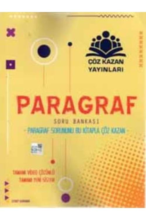 ÇÖZ KAZAN TYT PARAGRAF SORU BANKASI
