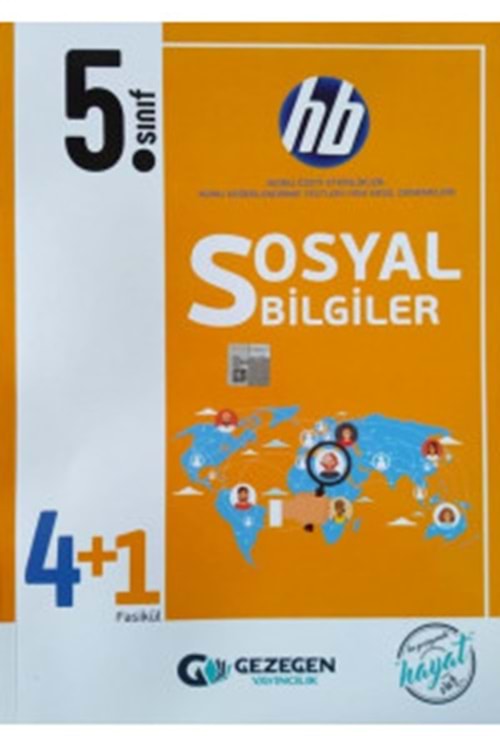 GEZEGEN 5.SINIF HB SERİSİ HEPSİ BURADA SOSYAL BİLGİLER (4+1 FASİKÜL) (KONU ÖZETİ-KONU DEĞERLENDİRME TESTLERİ - YENİ NESİL DENEME)