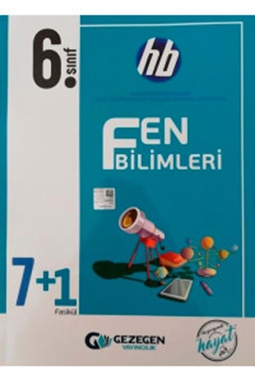 GEZEGEN 6.SINIF HB SERİSİ HEPSİ BURADA FEN BİLİMLERİ (7+1 FASİKÜL)(KONU ÖZETİ-KONU DEĞERLENDİRME TESTLERİ - YENİ NESİL DENEME)