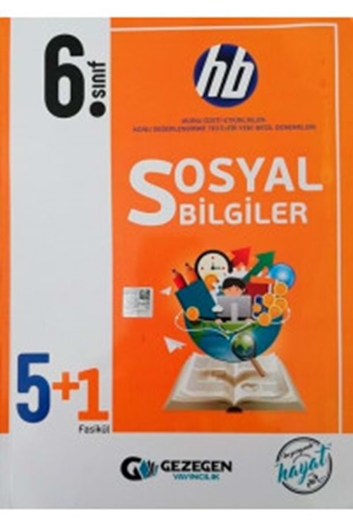 GEZEGEN 6.SINIF HB SERİSİ HEPSİ BURADA SOSYAL BİLGİLER (5+1 FASİKÜL)(KONU ÖZETİ-KONU DEĞERLENDİRME TESTLERİ - YENİ NESİL DENEME)
