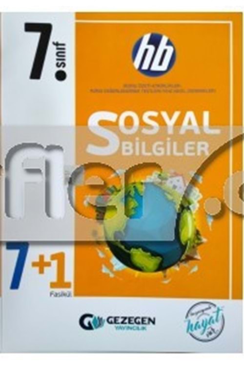 GEZEGEN 7.SINIF HB SERİSİ HEPSİ BURADA SOSYAL BİLGİLER (7+1 FASİKÜL)(KONU ÖZETİ-KONU DEĞERLENDİRME TESTLERİ - YENİ NESİL DENEME)