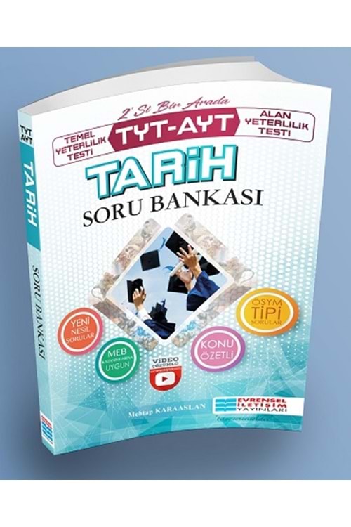 EVRENSEL İLETİŞİM TYT AYT TARİH VİDEO ÇÖZÜMLÜ SORU BANKASI