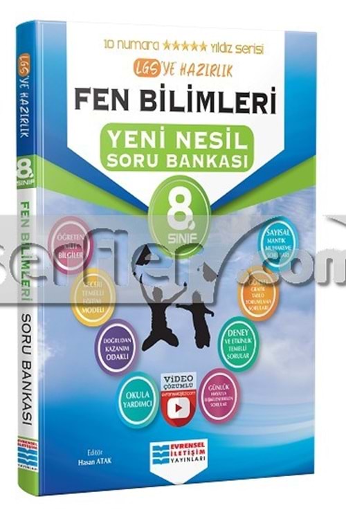 EVRENSEL İLETİŞİM 8.SINIF FEN BİLİMLERİ VİDEO ÇÖZÜMLÜ SORU BANKASI