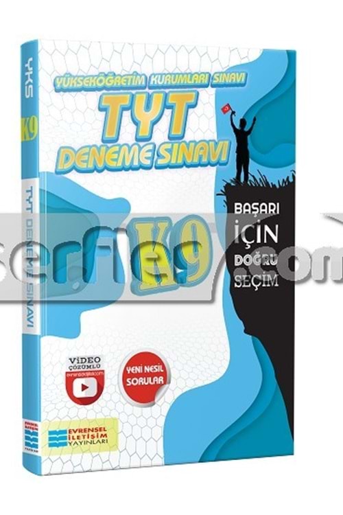 EVRENSEL İLETİŞİM TYT K9 VİDEO ÇÖZÜMLÜ DENEME SINAVLARI