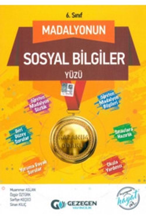 GEZEGEN 6.SINIF MADALYON SERİSİ MADALYONUN SOSYAL BİLGİLER YÜZÜ