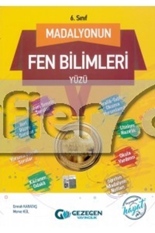 GEZEGEN 6.SINIF MADALYON SERİSİ MADALYONUN FEN BİLİMLERİ YÜZÜ