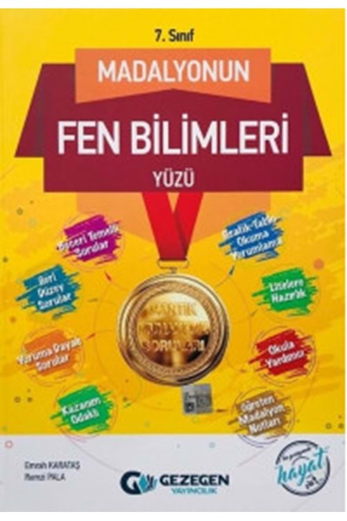 GEZEGEN 7.SINIF MADALYON SERİSİ MADALYONUN FEN BİLİMLERİ YÜZÜ