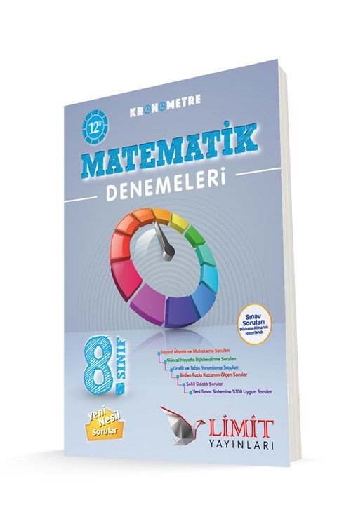 LİMİT LGS KRONOMETRE 12 Lİ MATEMATİK DENEMELERİ