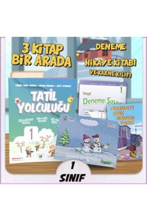 ÜÇGEN YAYINLARI 1.SINIF YARI YIL TATİL SETİ (Tekrar Çalışması, Okuma Anlama, Zekâ Oyunları, Masal Kitabı, Karne Kılıfı)