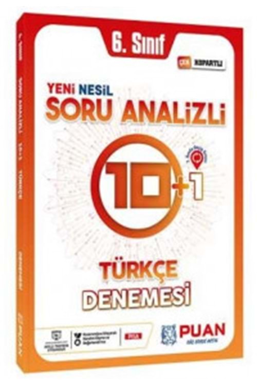 PUAN 6.SINIF TÜRKÇE 10+1 DENEME SINAVI