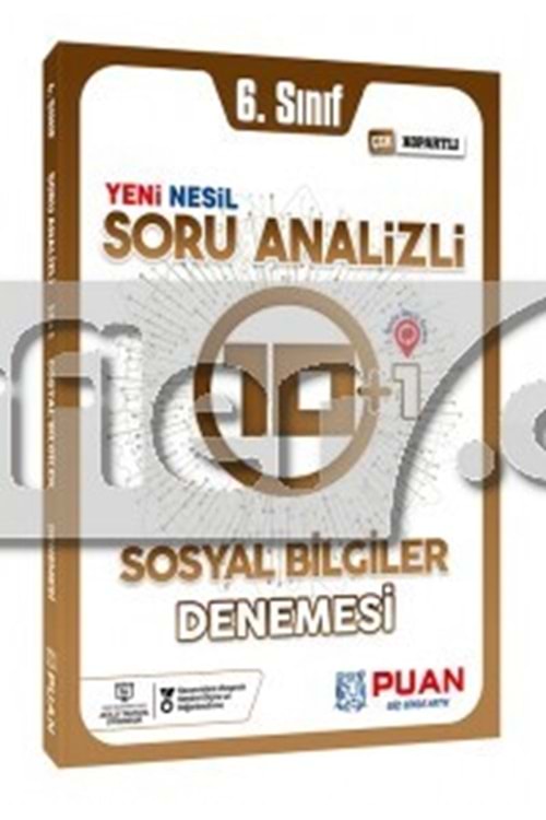 PUAN 6.SINIF SOSYAL BİLGİLER 10+1 DENEME SINAVI