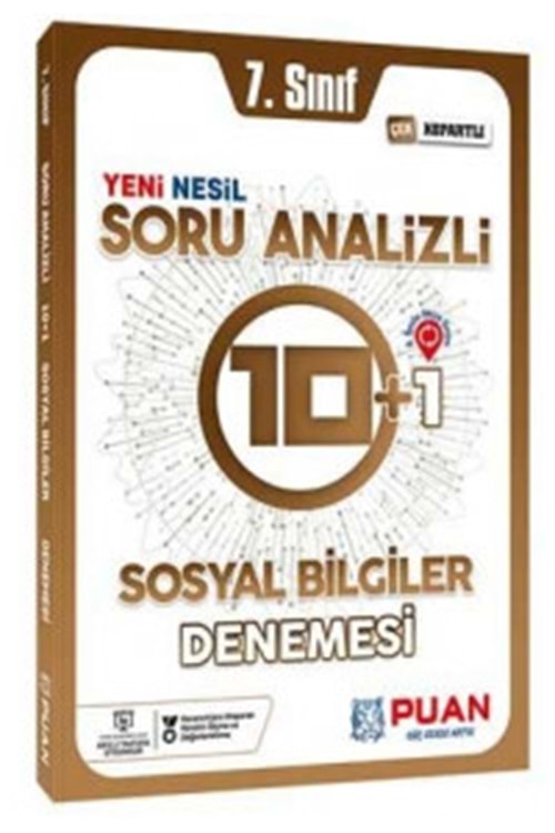 PUAN 7.SINIF SOSYAL BİLGİLER 10+1 DENEME