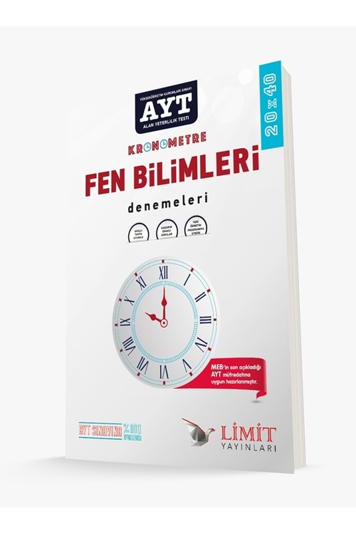 LİMİT AYT KRONOMETRE FEN BİLİMLERİ DENEMELERİ
