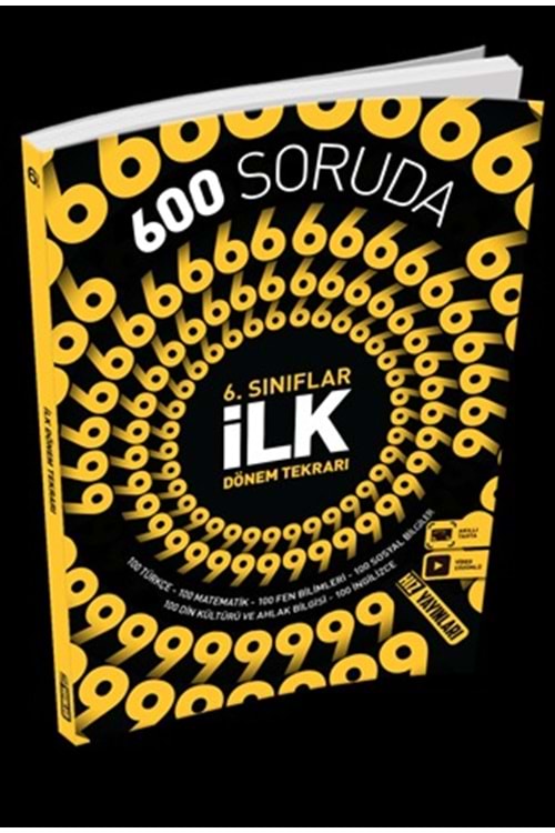 HIZ YAYINLARI 6.SINIF 600 SORUDA İLK DÖNEM TEKRARI