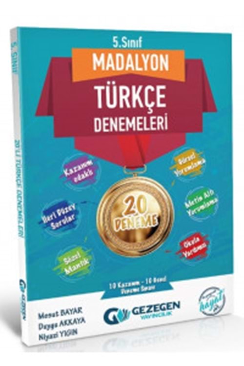 GEZEGEN 5.SINIF BRANŞ DENEME 20' Lİ TÜRKÇE DENEME