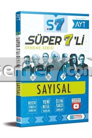 EVRENSEL İLETİŞİM AYT SÜPER 7 Lİ VİDEO ÇÖZ. DENEME SAYISAL