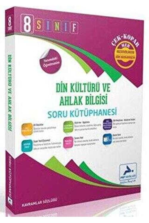 PARAF 8.SINIF DİN KÜLTÜRÜ SORU KÜTÜPHANESİ