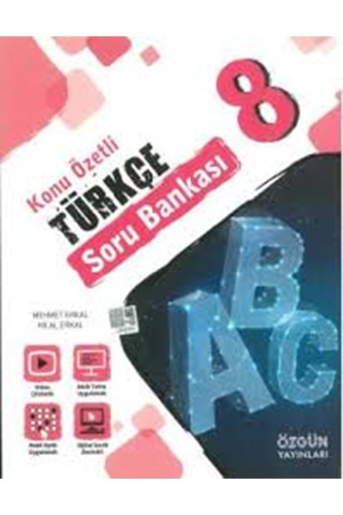 ÖZGÜN 8.SINIF TÜRKÇE KONU ÖZETLİ SORU BANKASI 2023-2024