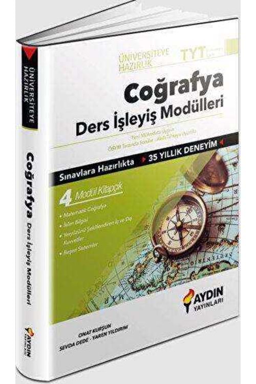 AYDIN ÜNİVERSİTEYE HAZIRLIK TYT COĞRAFYA DERS İŞLEYİŞ MODÜLLERİ