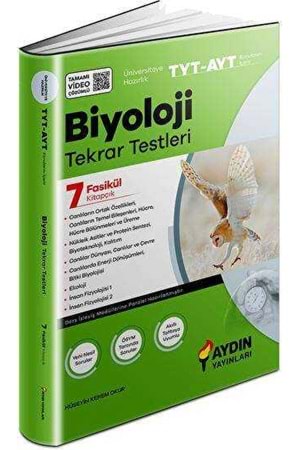 AYDIN TYT-AYT BİYOLOJİ TEKRAR TESTLERİ (KAMPANYALI ÜRÜN)