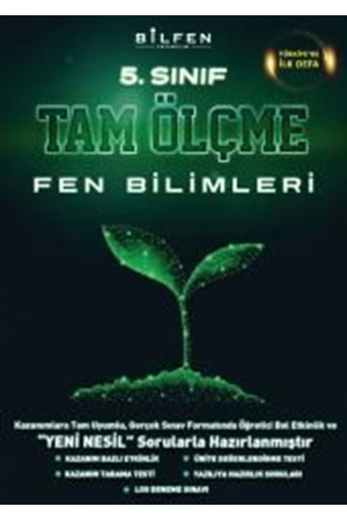 BİLFEN 5.SINIF FEN BİLİMLERİ TAM ÖLÇME