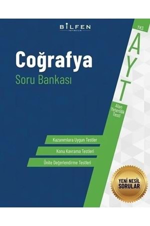 BİLFEN 12.SINIF AYT COĞRAFYA SORU BANKASI