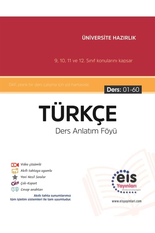 EİS TYT AYT YKS DAF TÜRKÇE