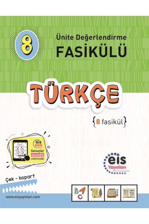 EIS 8.SINIF - ÜNİTE DEĞERLENDİRME FASİKÜLÜ (1-8 ) - TÜRKÇE