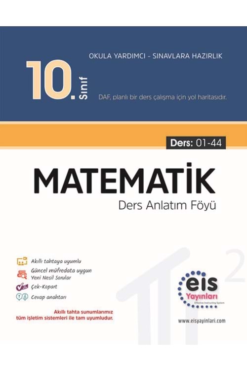 EİS 10.Sınıf - DAF - Matematik