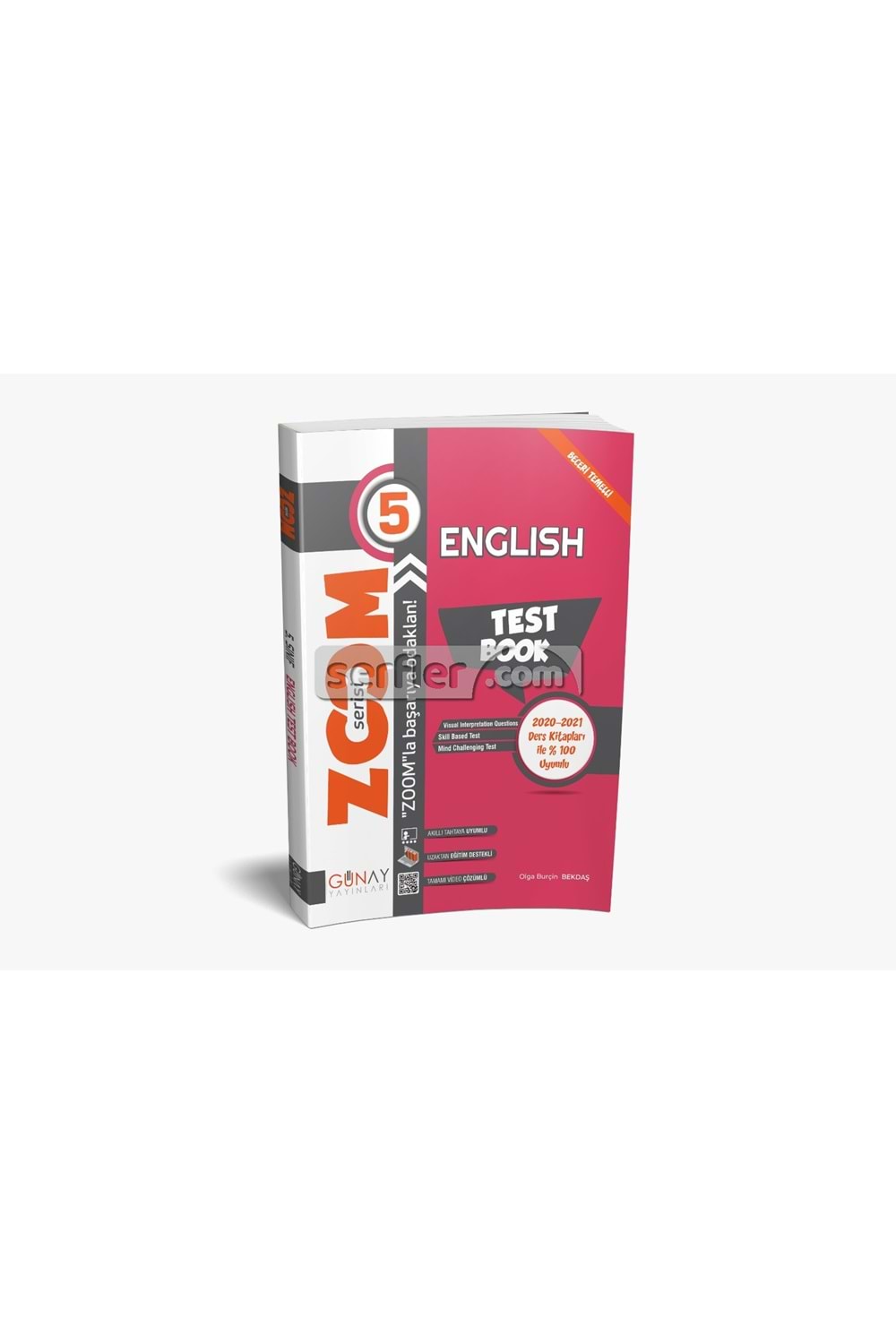 GÜNAY YAYINLARI 5.Sınıf Zoom Serisi İngilizce Soru bankası