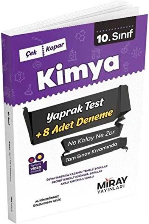 AYDIN 10.SINIF KİMYA YAPRAK TESTLER (KAMPANYALI ÜRÜN)
