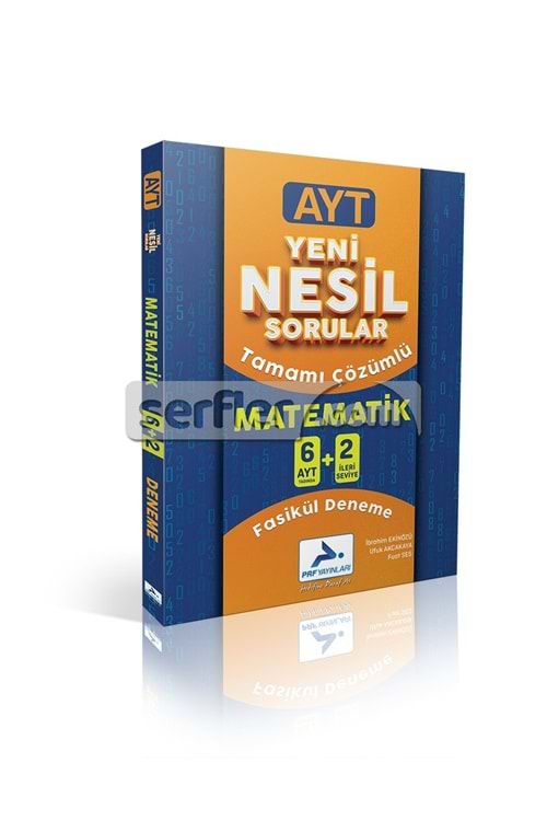 KAMPANYALI PARAF YAYINLARI AYT 6+2 ÇÖZÜMLÜ MATEMATİK FASİKÜL DENEME 24-25