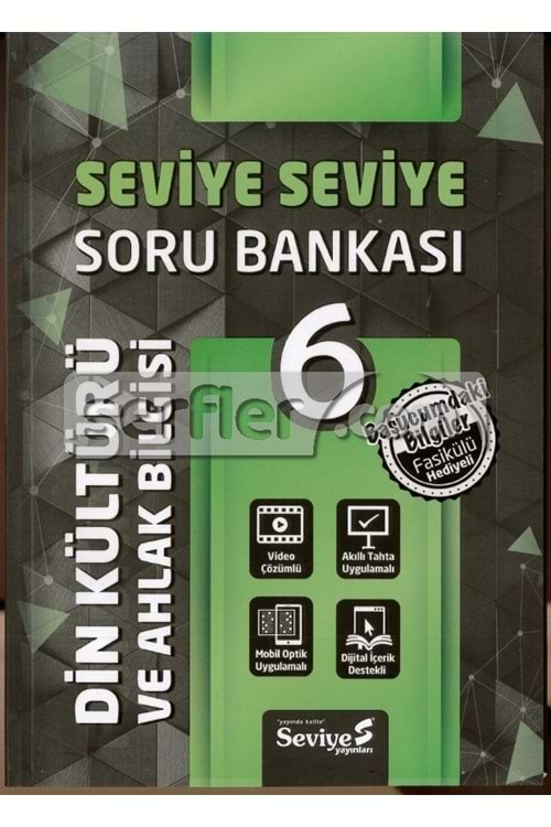 SEVİYE 6.SINIF DİN KÜLTÜRÜ VE AHLAK BİLGİSİ KAZANIM HÜCRELİ SORU BANKASI FASİKÜL HEDİYELİ (FASİKÜL 32 SF.)