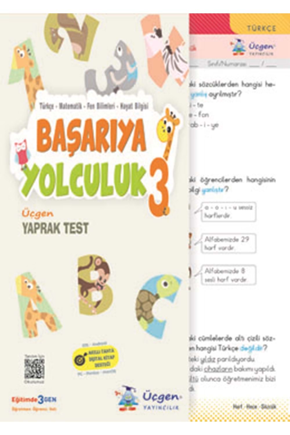 ÜÇGEN 3.SINIF BAŞARIYA YOLCULUK - YAPRAK TEST