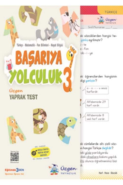 ÜÇGEN 3.SINIF BAŞARIYA YOLCULUK - YAPRAK TEST