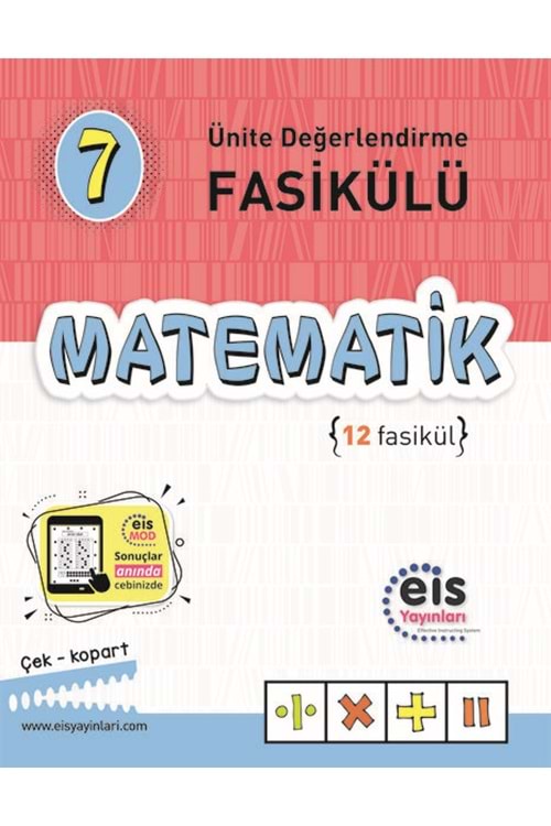 EIS 7.SINIF - ÜNİTE DEĞERLENDİRME FASİKÜLÜ (1-12) - MATEMATİK