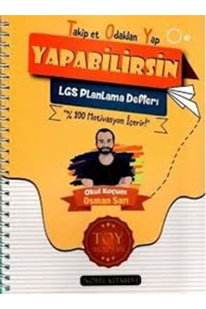 TOY TAKİP ET ODAKLARI YAP YAPABİLİRSİN PLANLAMA DEFTERİ
