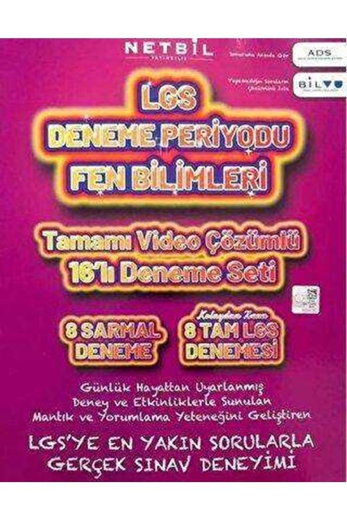NETBİL 8.SINIF FEN BİLİMLERİ 16'LI DENEME PERİYODU